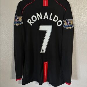 Manchester United 2007/2008 Ronaldo Away EPL jersey
